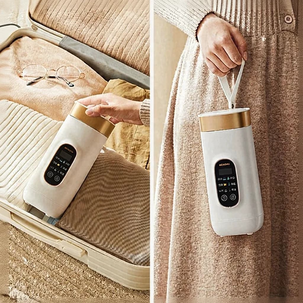 Bollitore da viaggio elettrico portatile con mantenimento in caldo