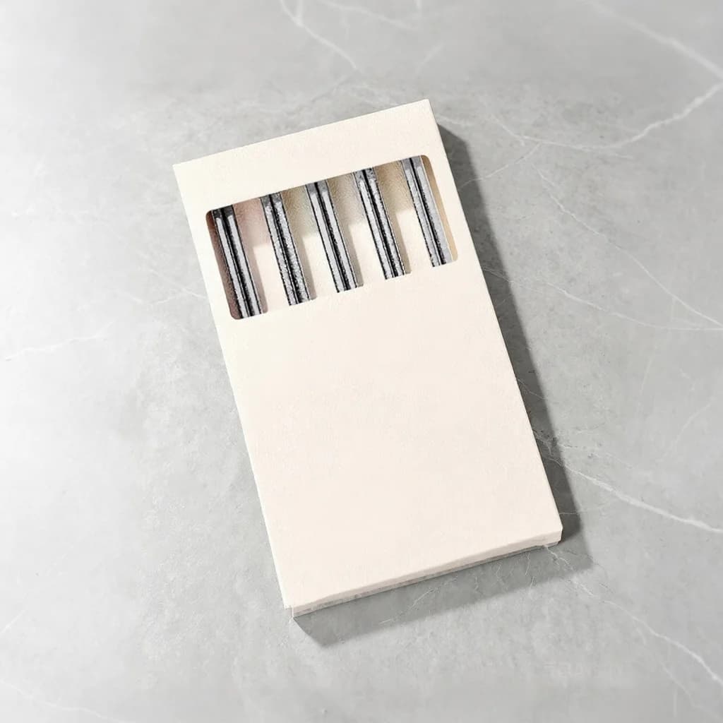 Set di bacchette in titanio puro per uso domestico, 5 paia