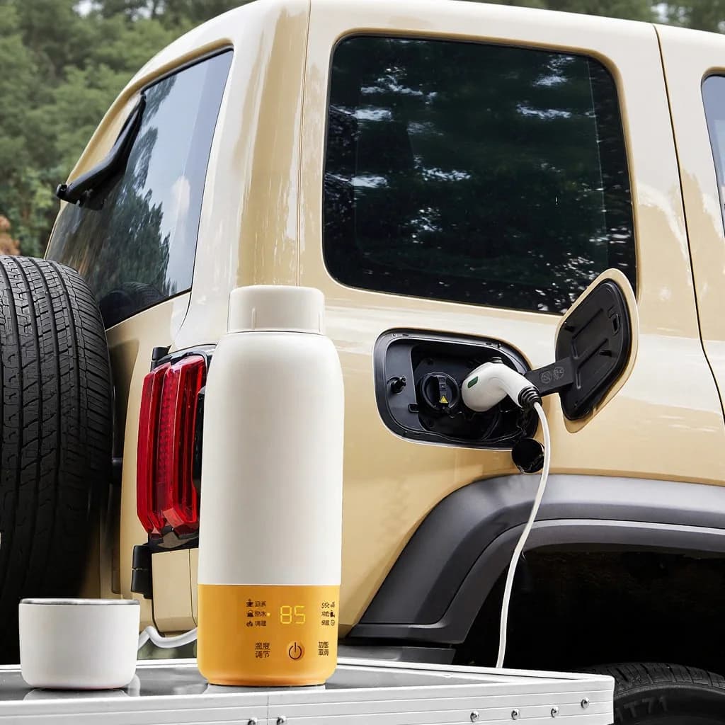 Tazza Elettrica Portatile per Auto con Controllo Temperatura