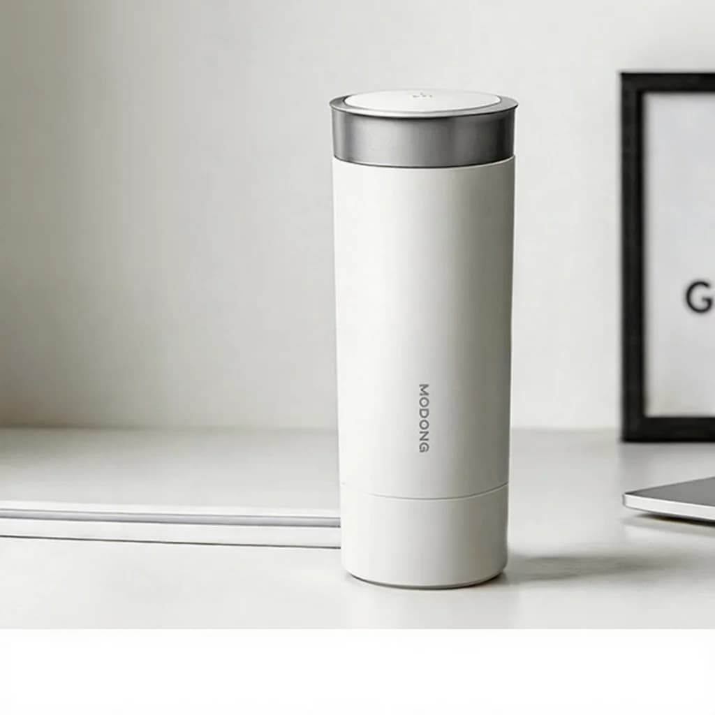 Tazza elettrica portatile per riscaldare l'acqua 350ml in acciaio inossidabile 316L