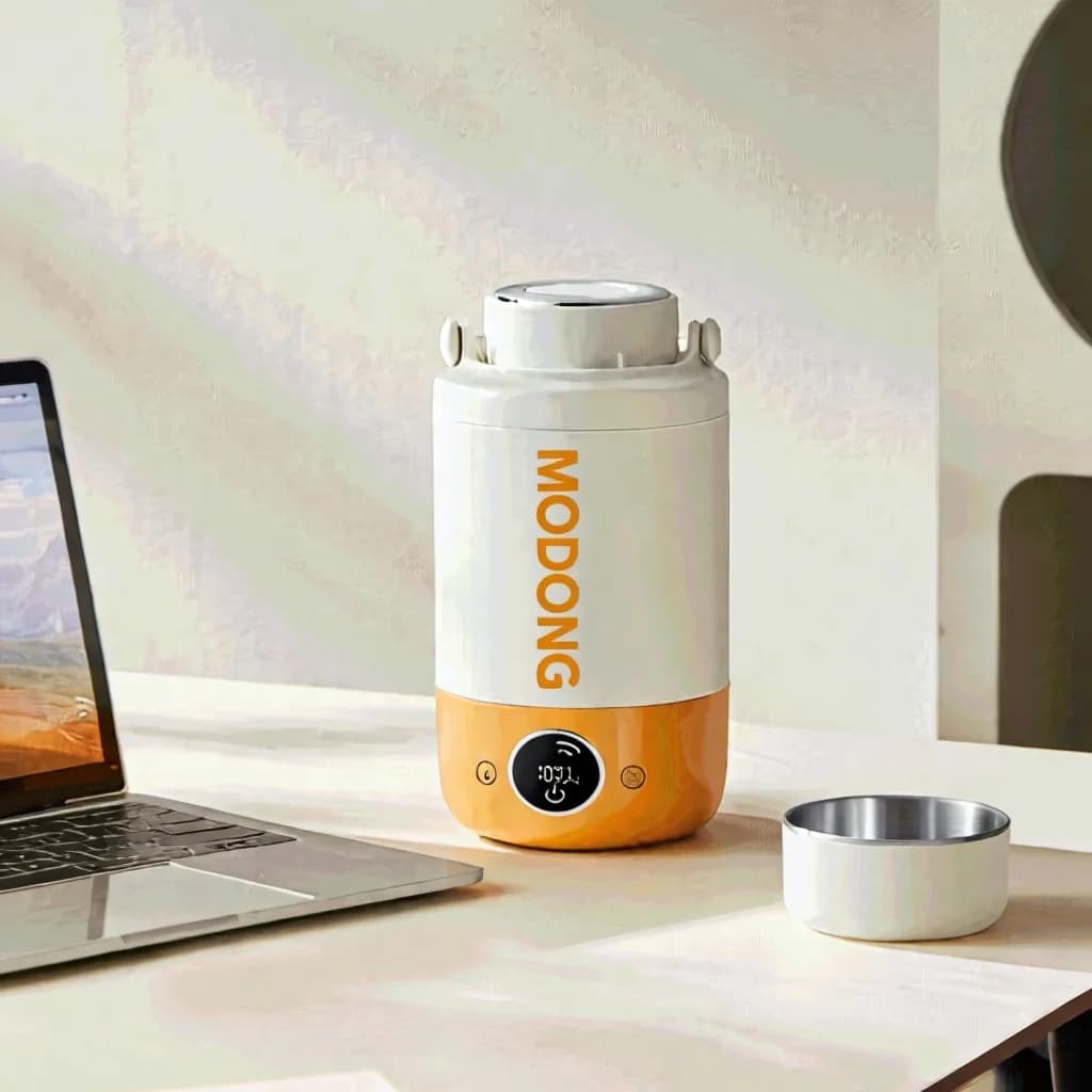 Bollitore elettrico portatile da 1L con acciaio inossidabile 316