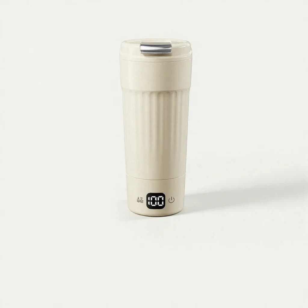 Tazza Elettrica Portatile Riscaldante, 400mL, 7 Impostazioni di Temperatura