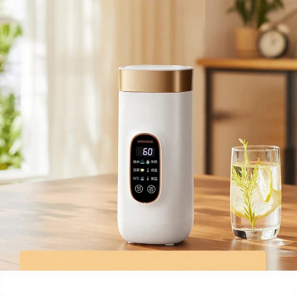 Tazza riscaldante elettrica portatile con controllo della temperatura