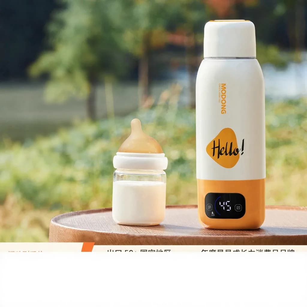 Tazza riscaldante portatile per latte in polvere per bambini 550ml Ultra, con cavo Bollitura + mantenimento in caldo senza filo