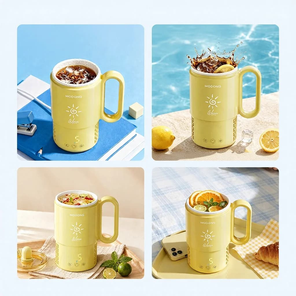Tazza Portatile per Riscaldamento e Raffreddamento 450mL 36W Controllo Touch