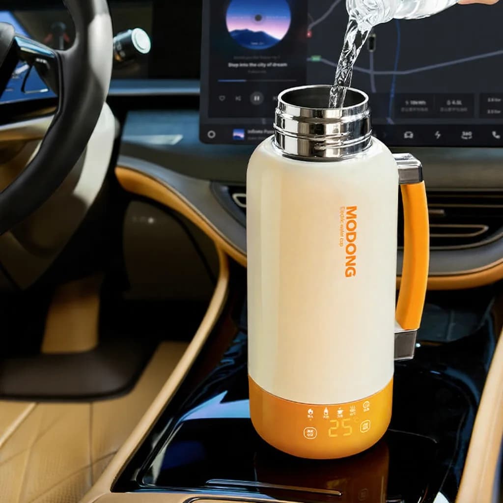 Tazza bollitore elettrica da viaggio portatile con spegnimento automatico