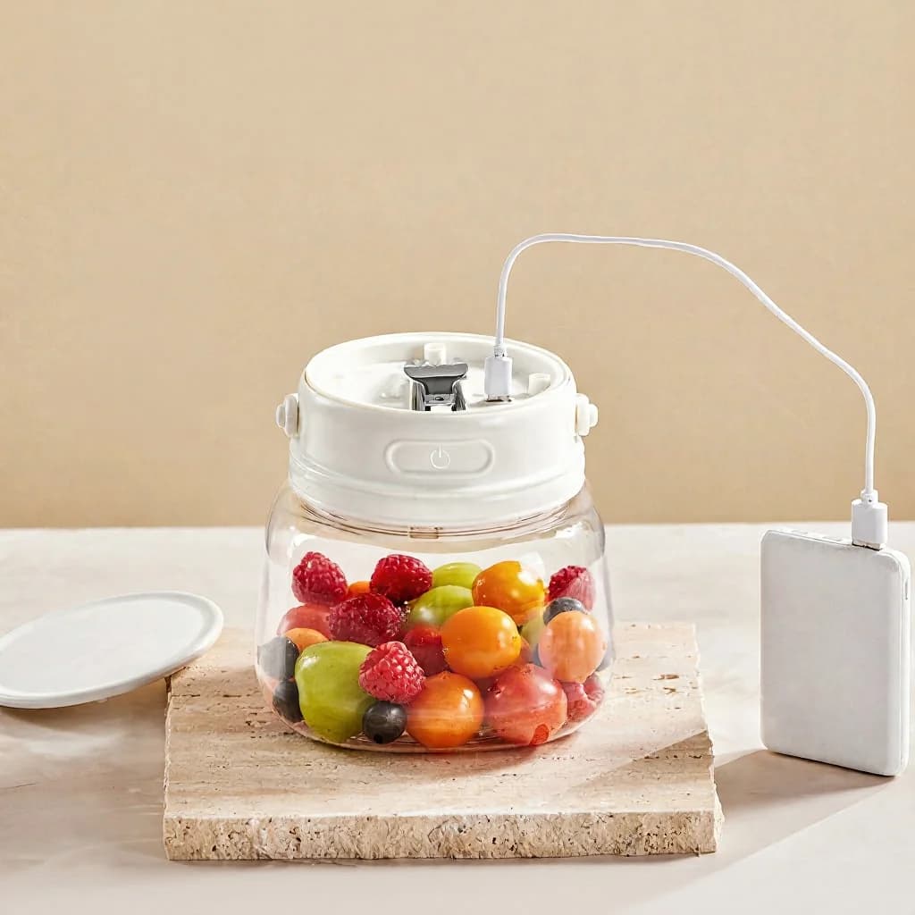 Lavaverdure Portatile con Ossigeno Attivo, 3.7V Senza Fili