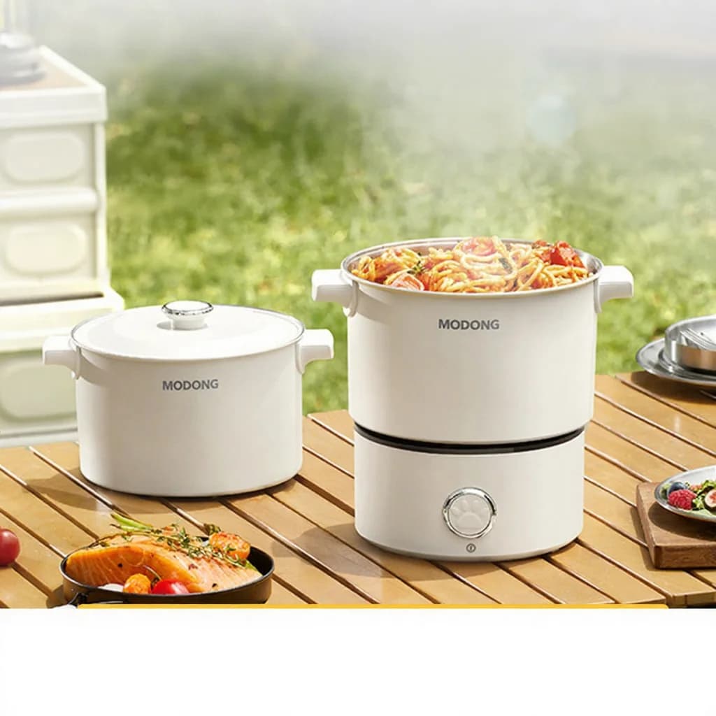 Pentola elettrica pieghevole portatile 110V-220V 550W/700W