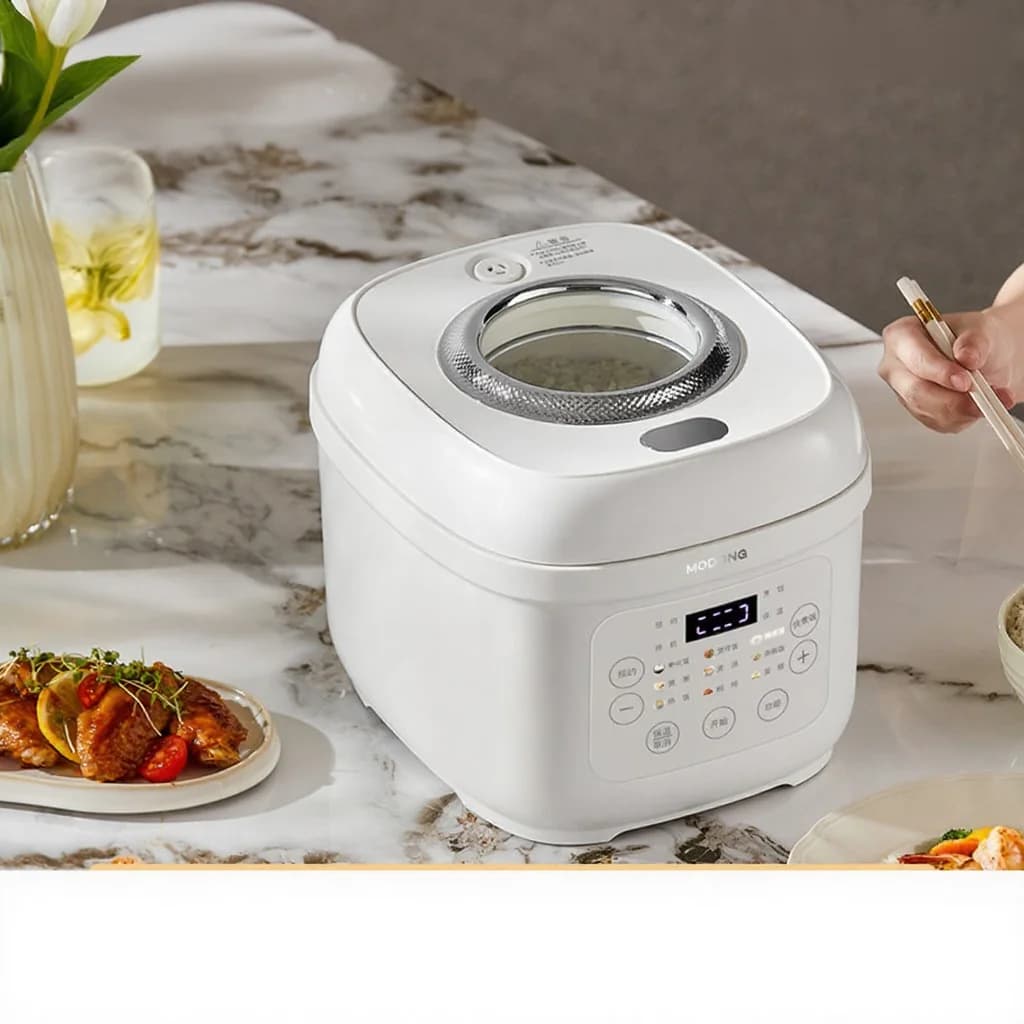 Cuociriso elettrico 3L con recipiente interno in ceramica, 600W
