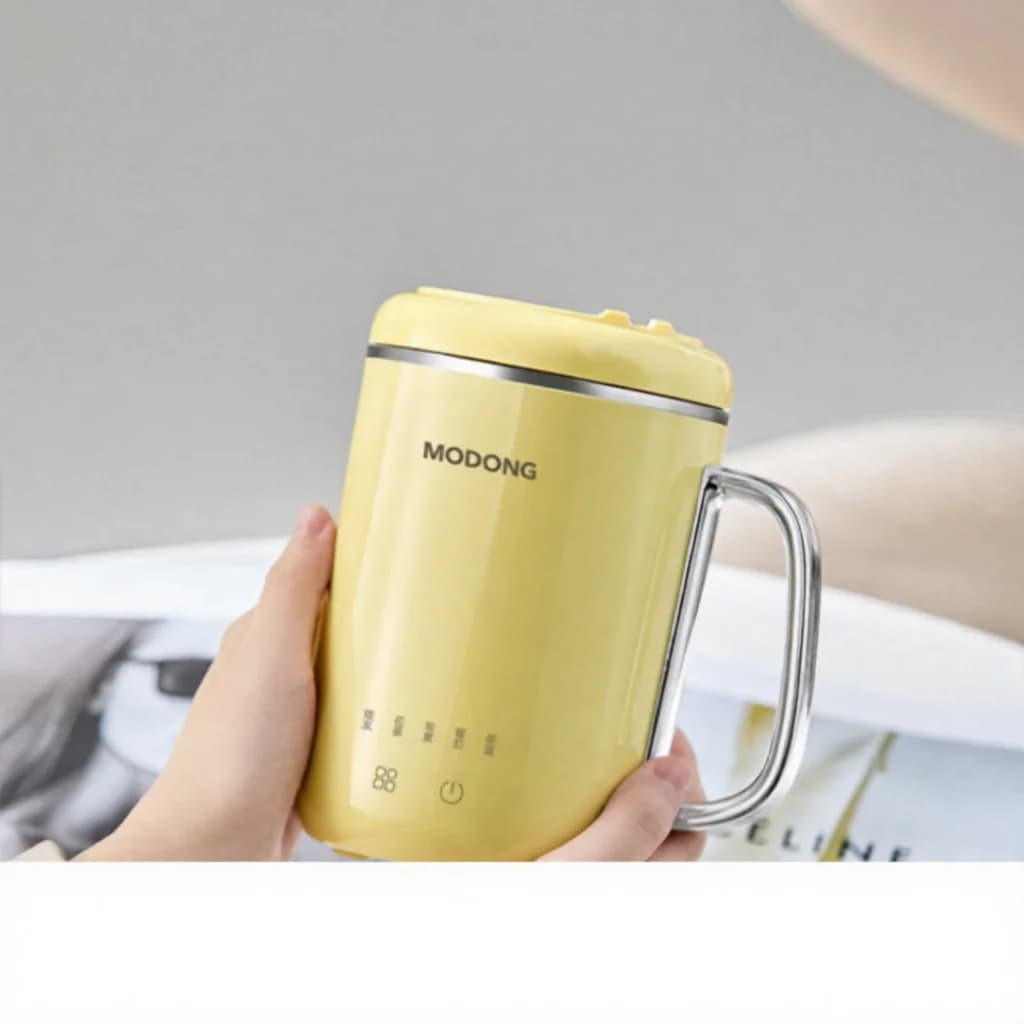 Tazza elettrica portatile per stufati 450ml 220V con filtro e cucchiaio