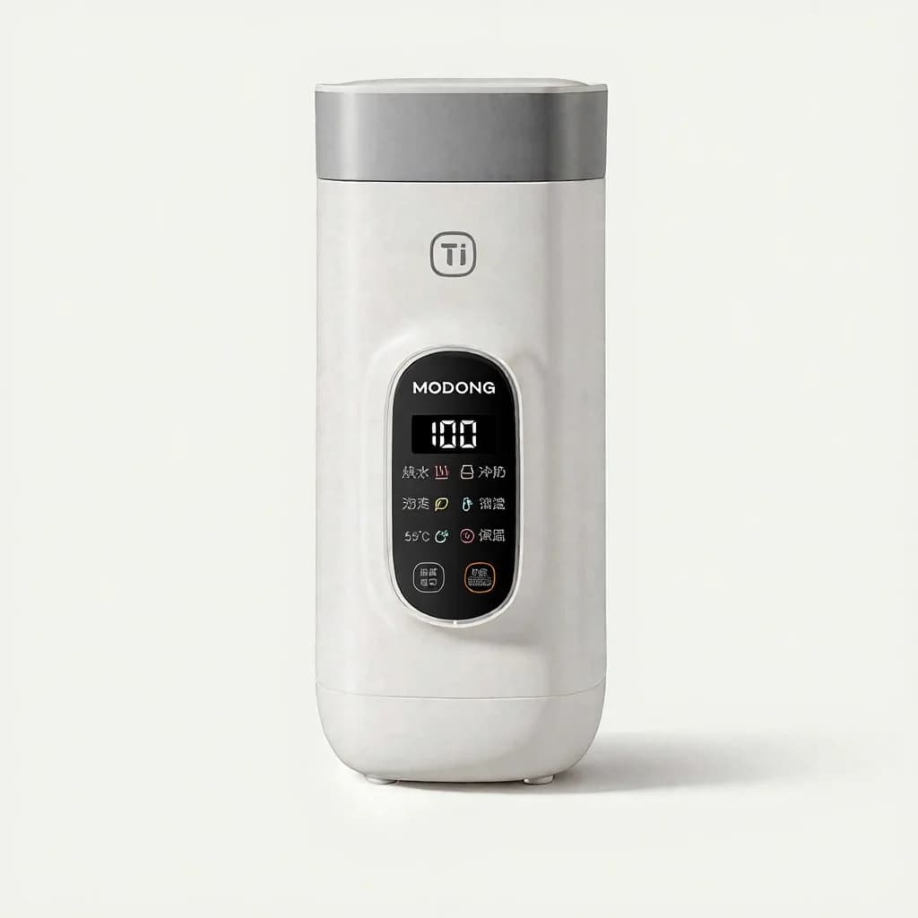 Tazza elettrica da viaggio in titanio, 650ml, 220V
