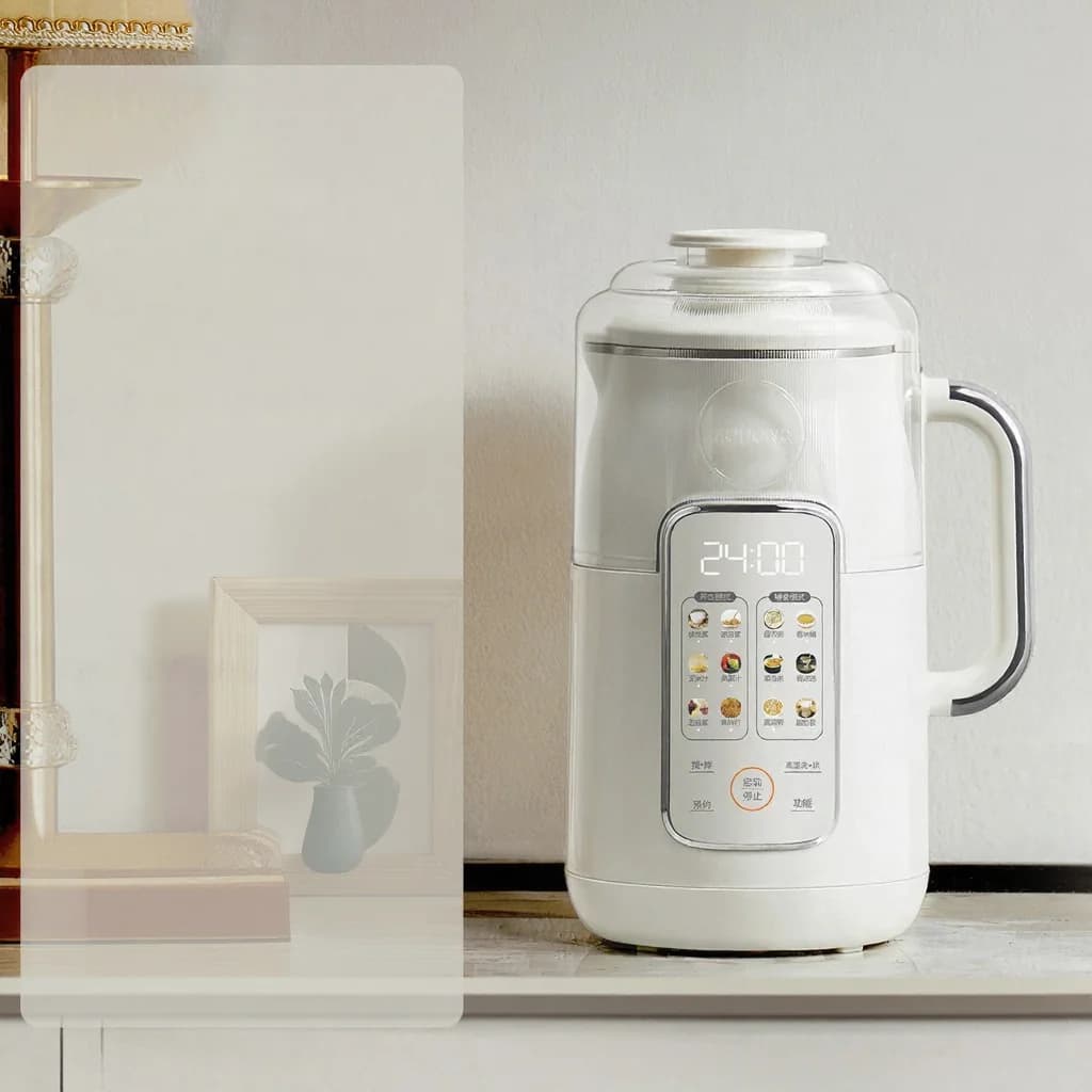 Frullatore riscaldante con capacità 1,2L, controllo touch, acciaio inox