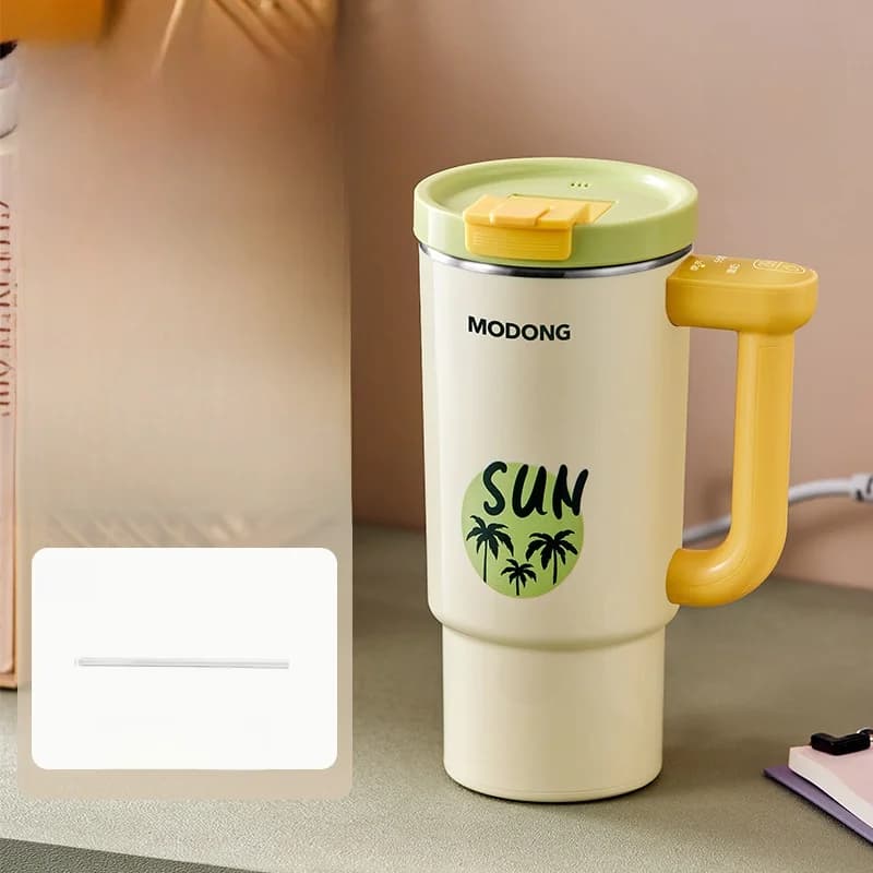 Tazza termica elettrica portatile per auto e viaggio