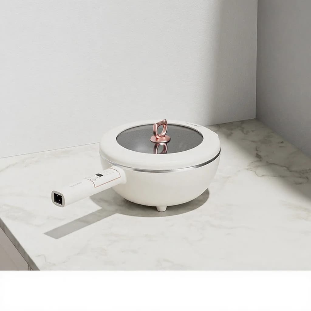 Pentola elettrica da cucina in acciaio inossidabile 6L, controllo touch 220V