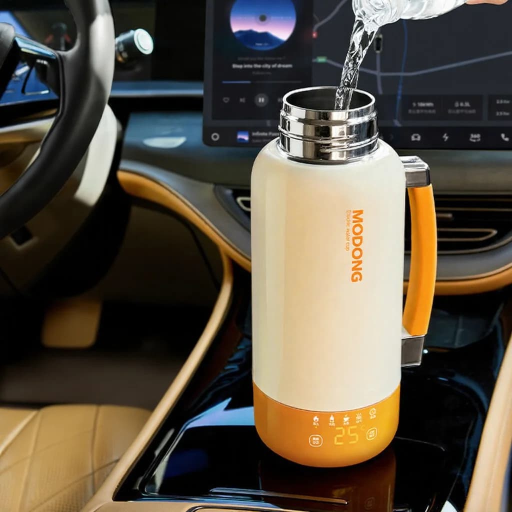 Tazza bollitore elettrica da viaggio portatile con spegnimento automatico