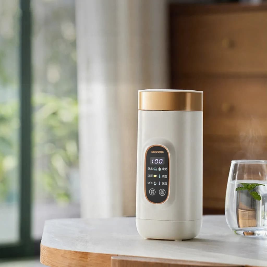 Tazza elettrica riscaldante portatile con funzione mantenimento in caldo