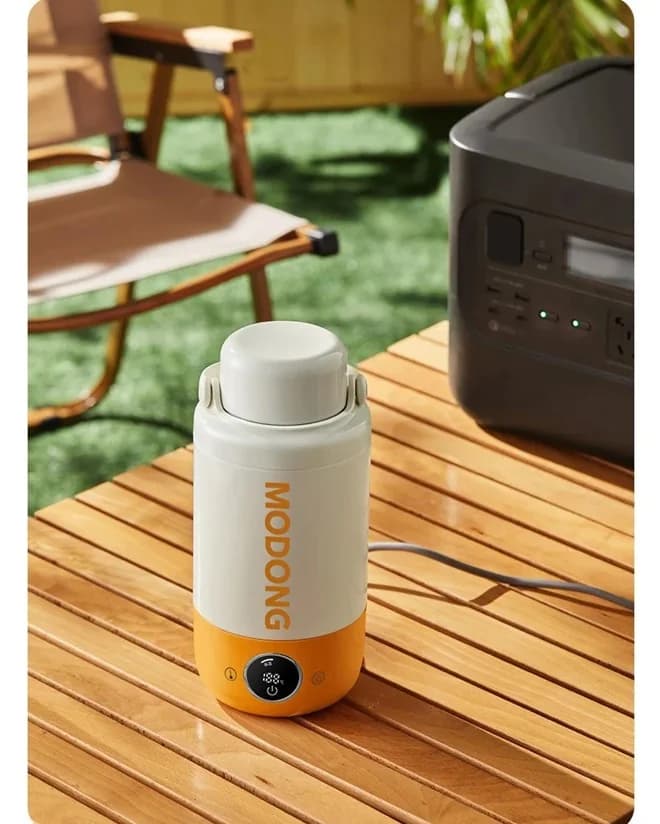 Tazza elettrica portatile per riscaldare l’acqua 1L 110V-240V