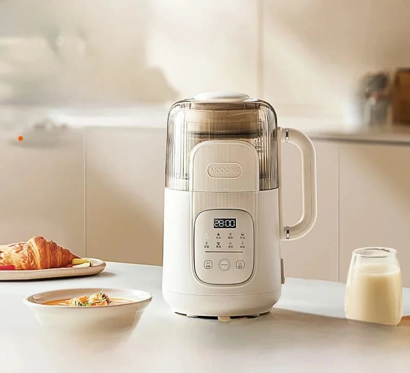 Frullatore riscaldante 1.2L con controllo touch, corpo in vetro
