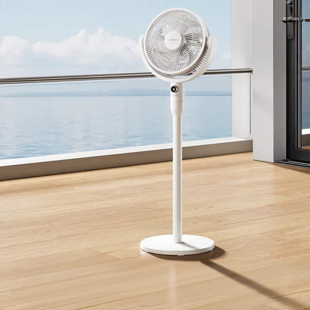 Ventilatore da tavolo intelligente con controllo vocale e oscillazione