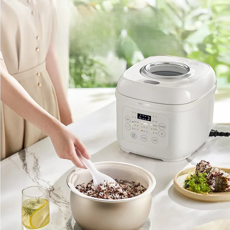 Cuociriso elettrico da 3L con pentola interna rivestita in ceramica