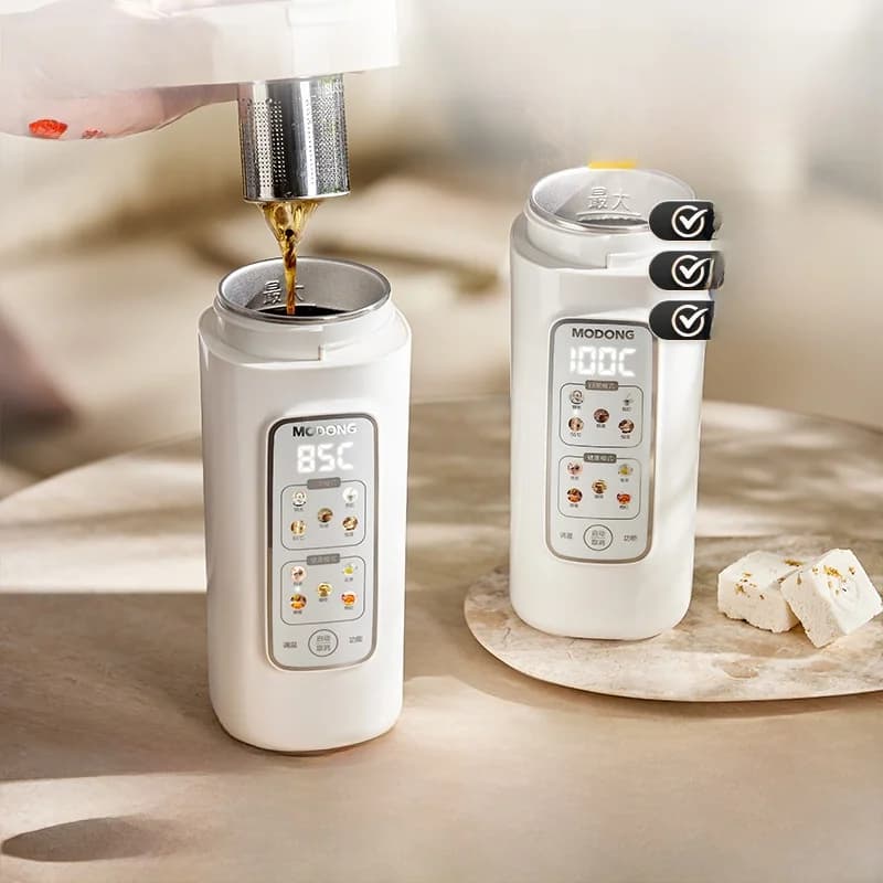 Tazza elettrica portatile per riscaldare l’acqua con filtro, 220V