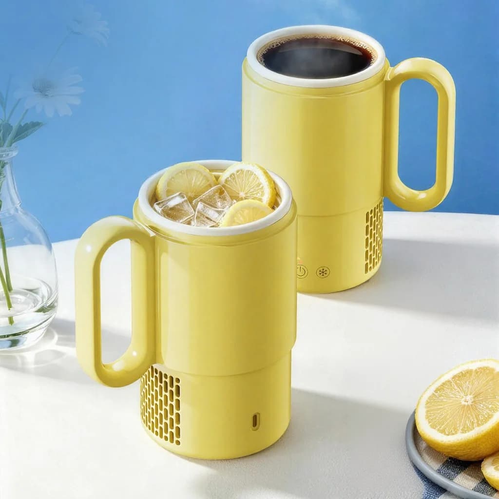 Tazza termica portatile 450mL 36W con controllo touch