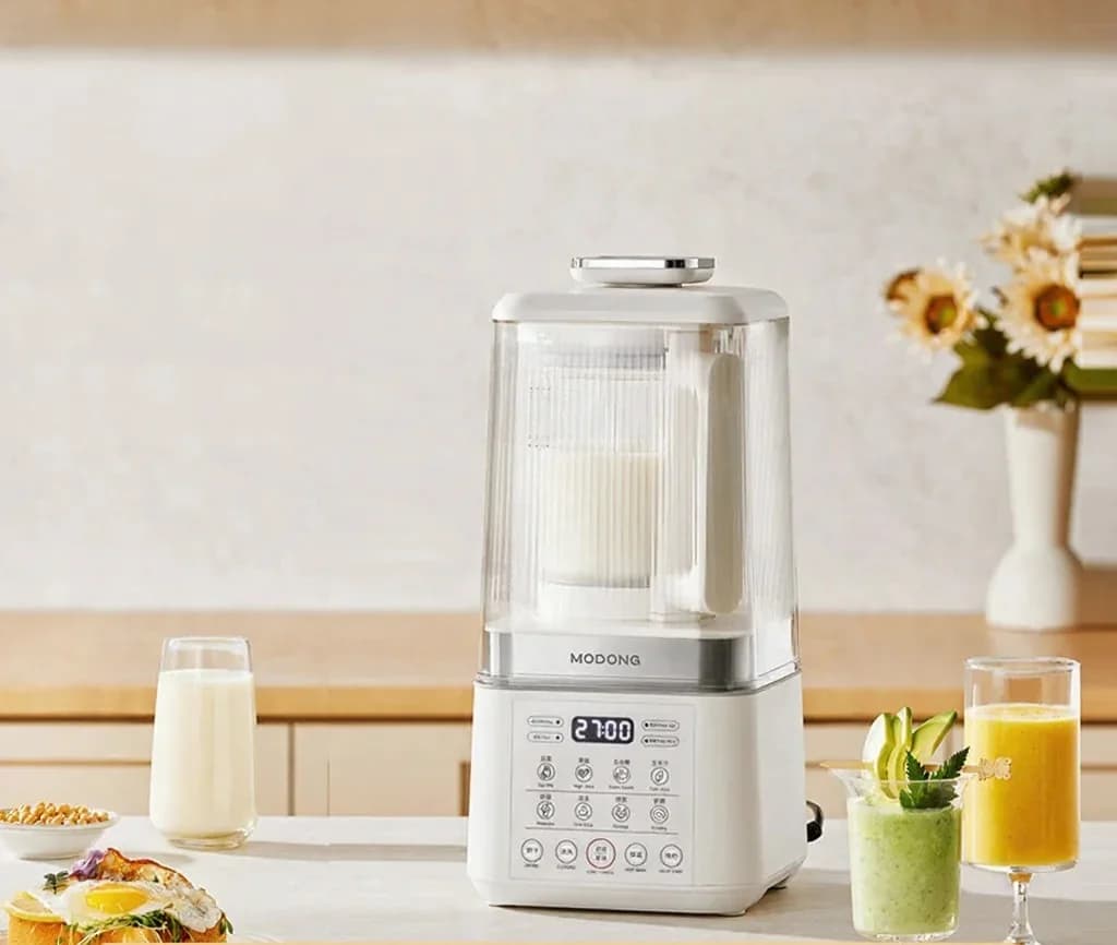 Frullatore riscaldato per zuppa, succo, cibo per bambini, latte di soia