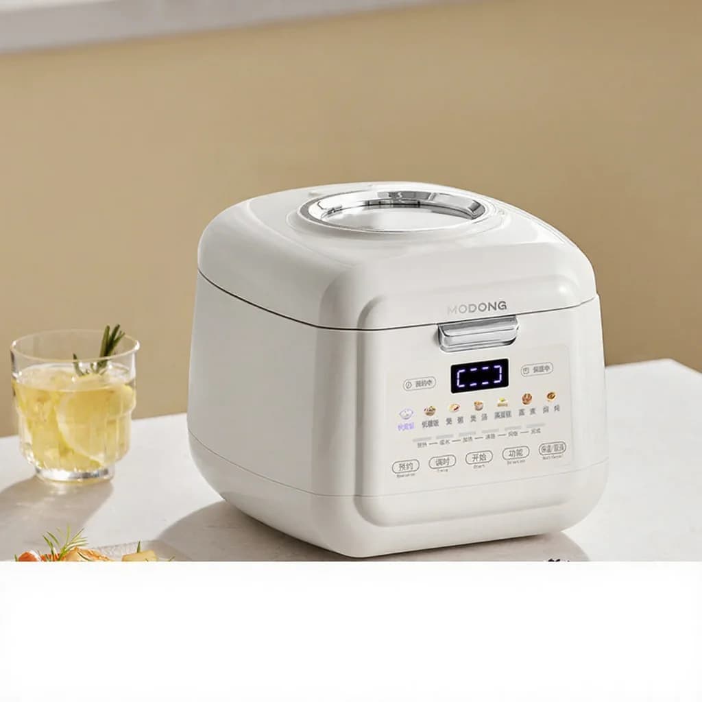 Cuociriso intelligente 3L con pentola interna smaltata in ceramica e timer