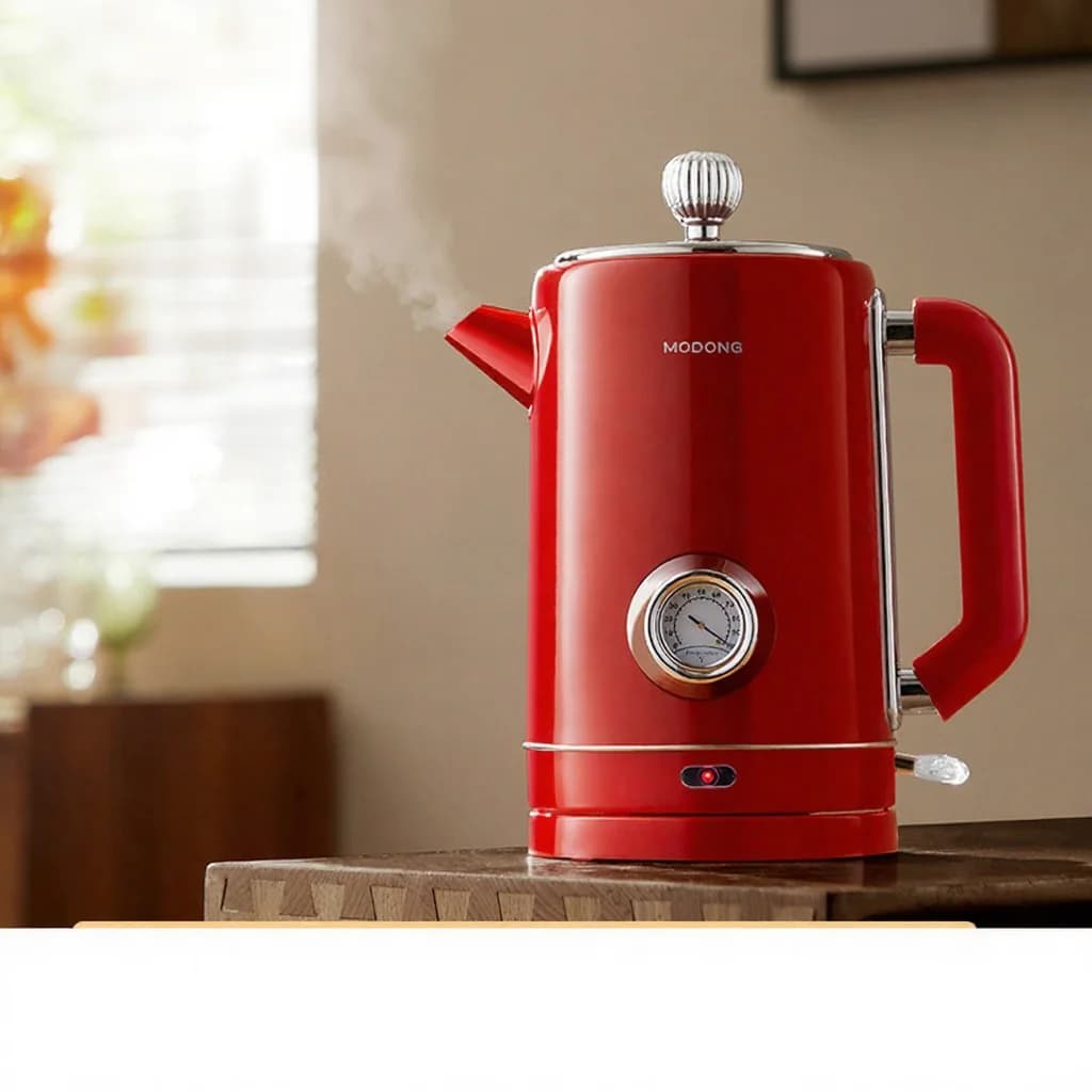 Bollitore elettrico in acciaio inossidabile 304 1.8L mantenimento in caldo 1500W