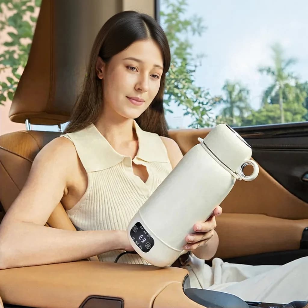 Bollitore elettrico da viaggio portatile 1L in acciaio inox 316