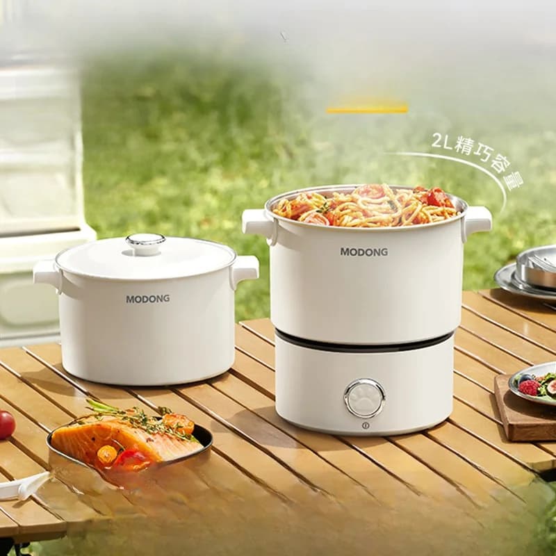 Pentola elettrica pieghevole portatile 110V-220V 550W/700W