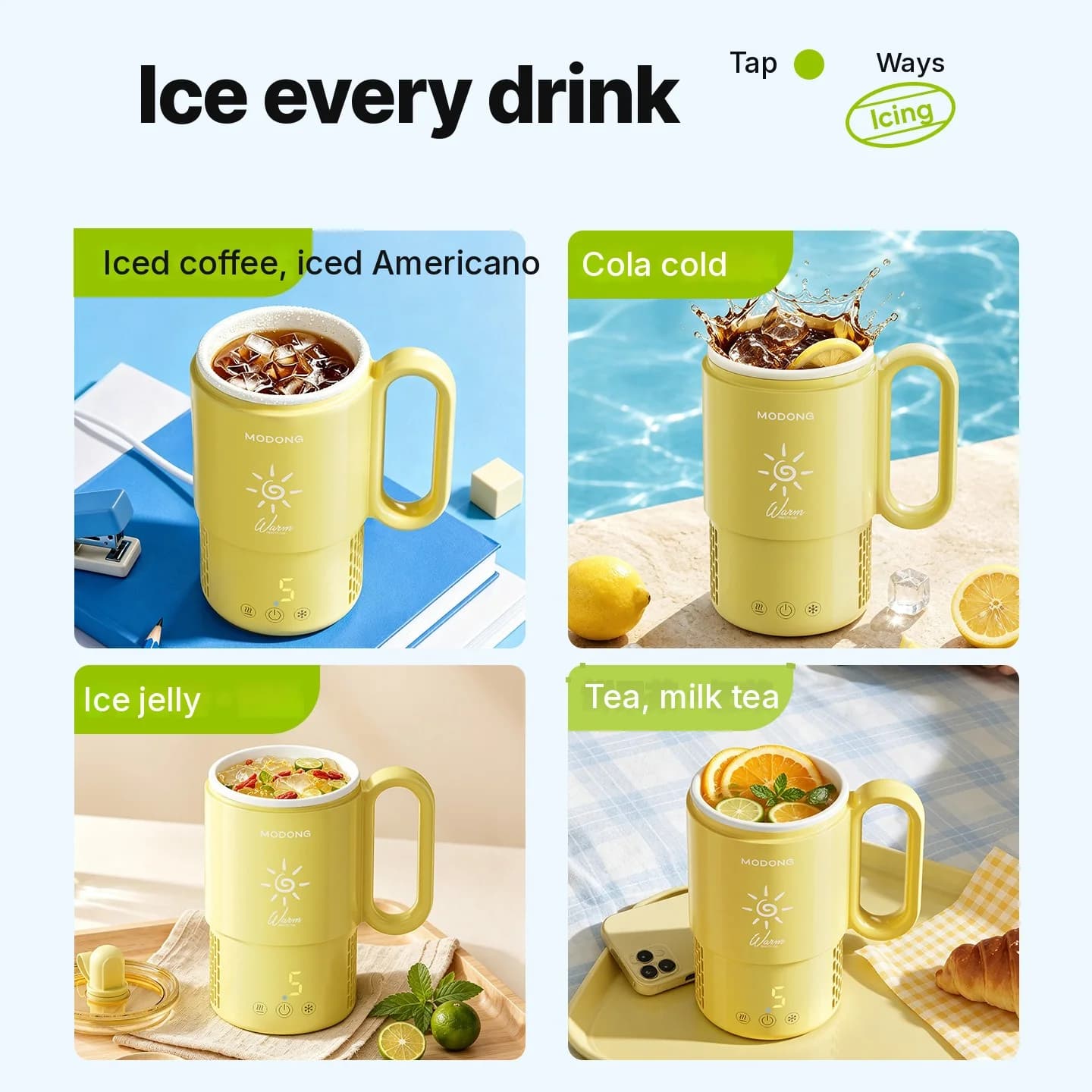 Mini tazza refrigerante e riscaldante 450mL 36W Controllo touch