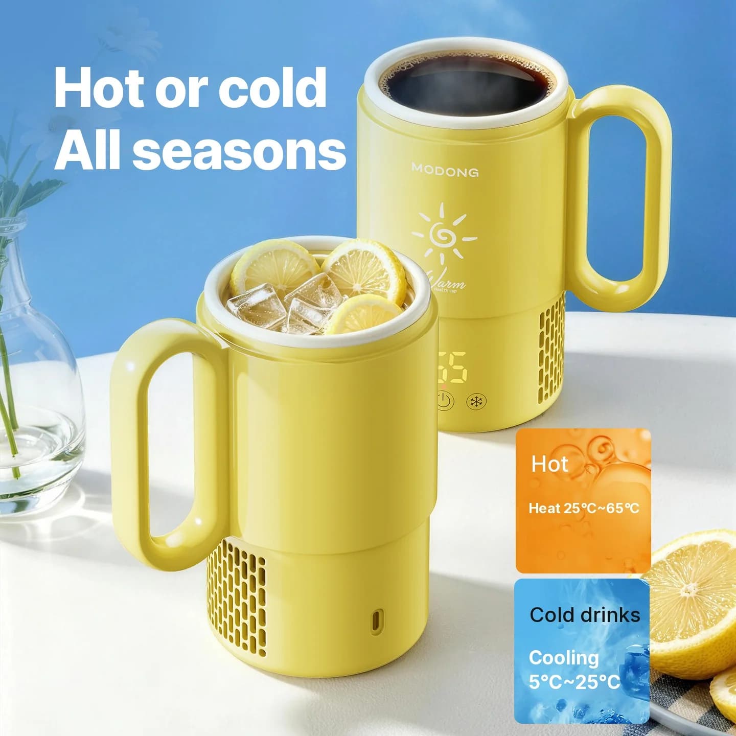 Mini tazza refrigerante e riscaldante 450mL 36W Controllo touch