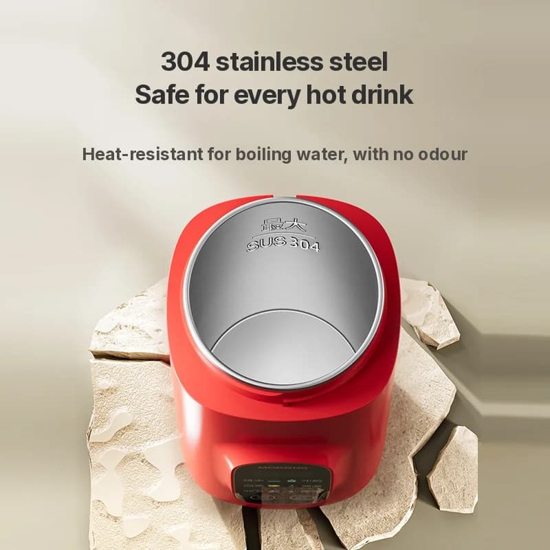 Tazza elettrica portatile per acqua calda 650ml 304, 220V