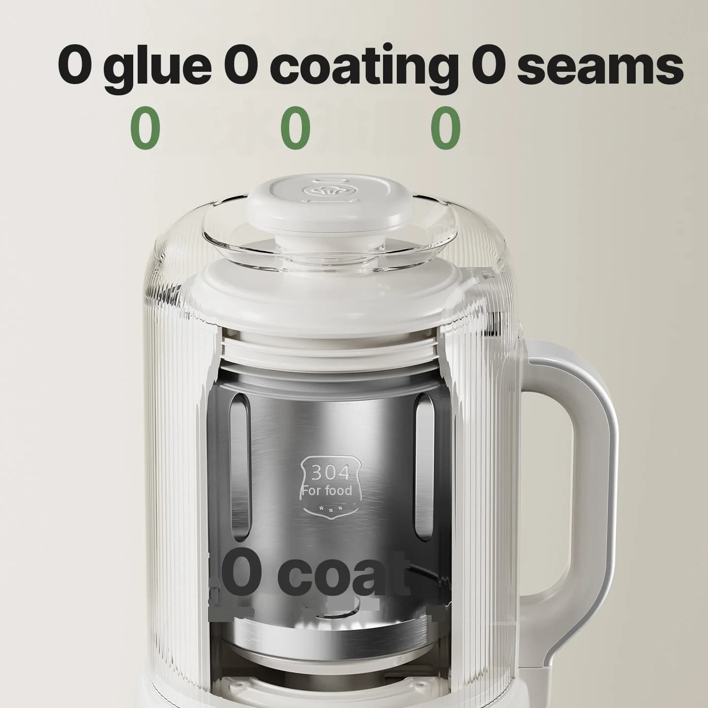 Frullatore riscaldante per latte di soia con autopulizia 800W