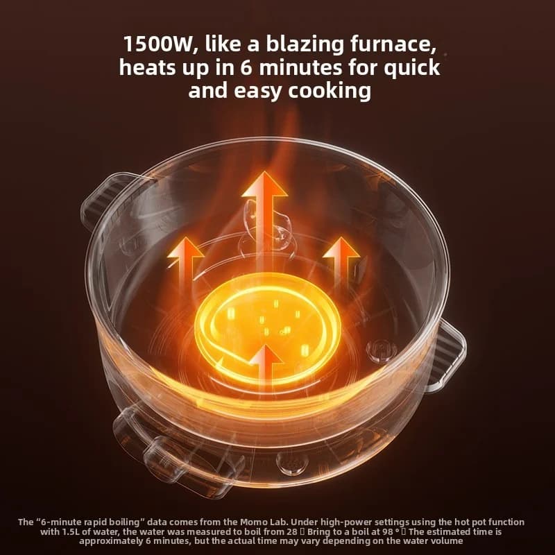 Pentola elettrica con vaporiera, 7L o 8L, 220V
