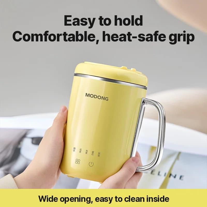 Tazza elettrica per stufati portatile 450ml 220V con filtro e cucchiaio
