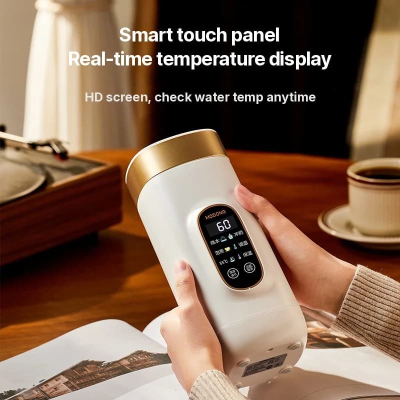Tazza riscaldante elettrica portatile con controllo della temperatura