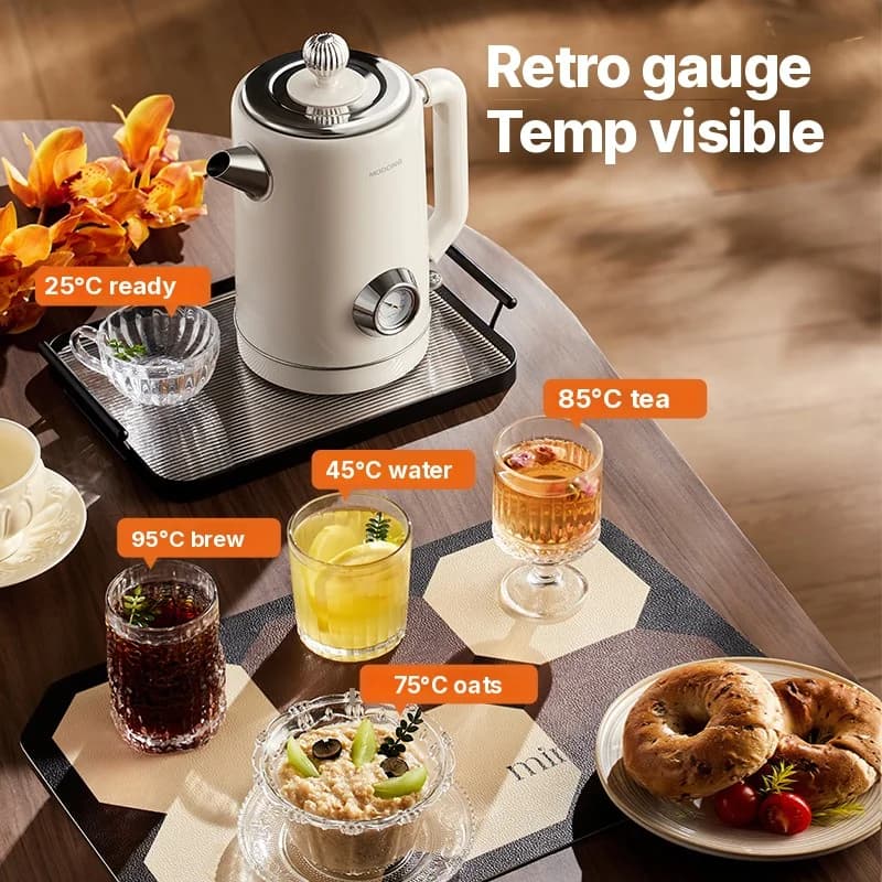 Bollitore elettrico con spegnimento automatico e mantenimento in caldo 1.8L