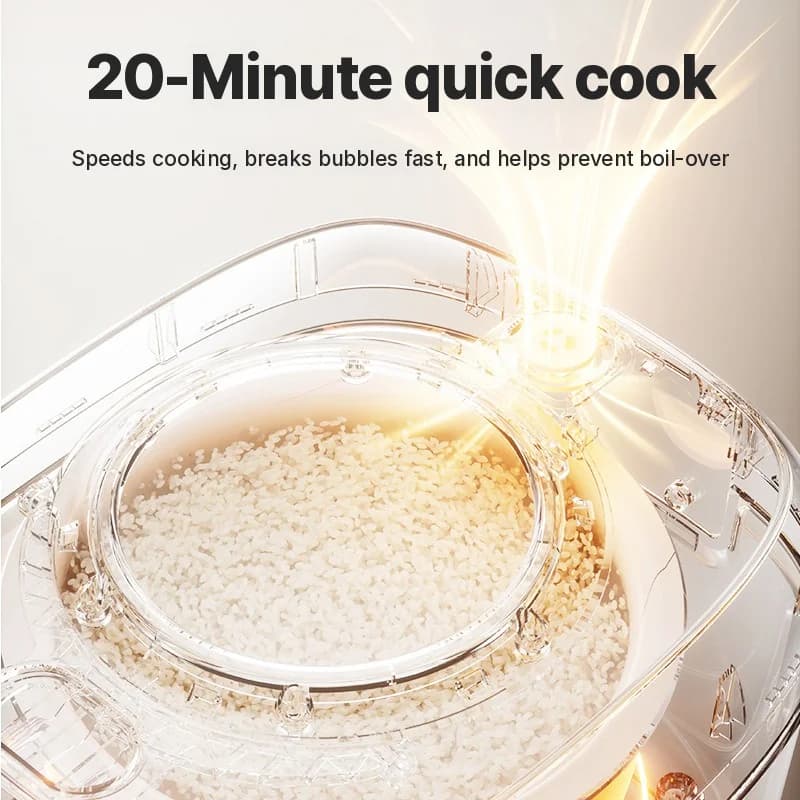 Cuociriso elettrico 3L con recipiente interno in ceramica, 600W