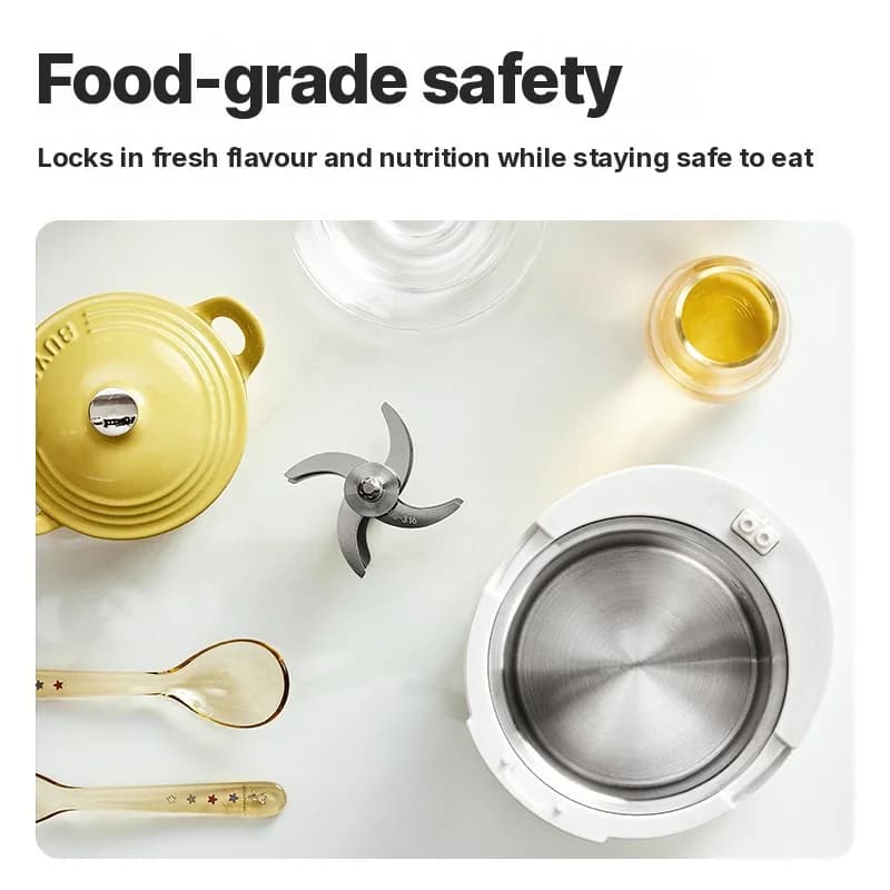 Preparatore di pappe con riscaldamento, vapore e frullatore