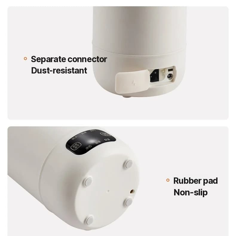 Bollitore elettrico portatile da viaggio per auto e rete 1L