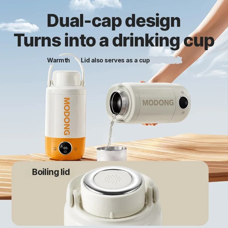 Tazza elettrica portatile per riscaldare l’acqua 1L 110V-240V