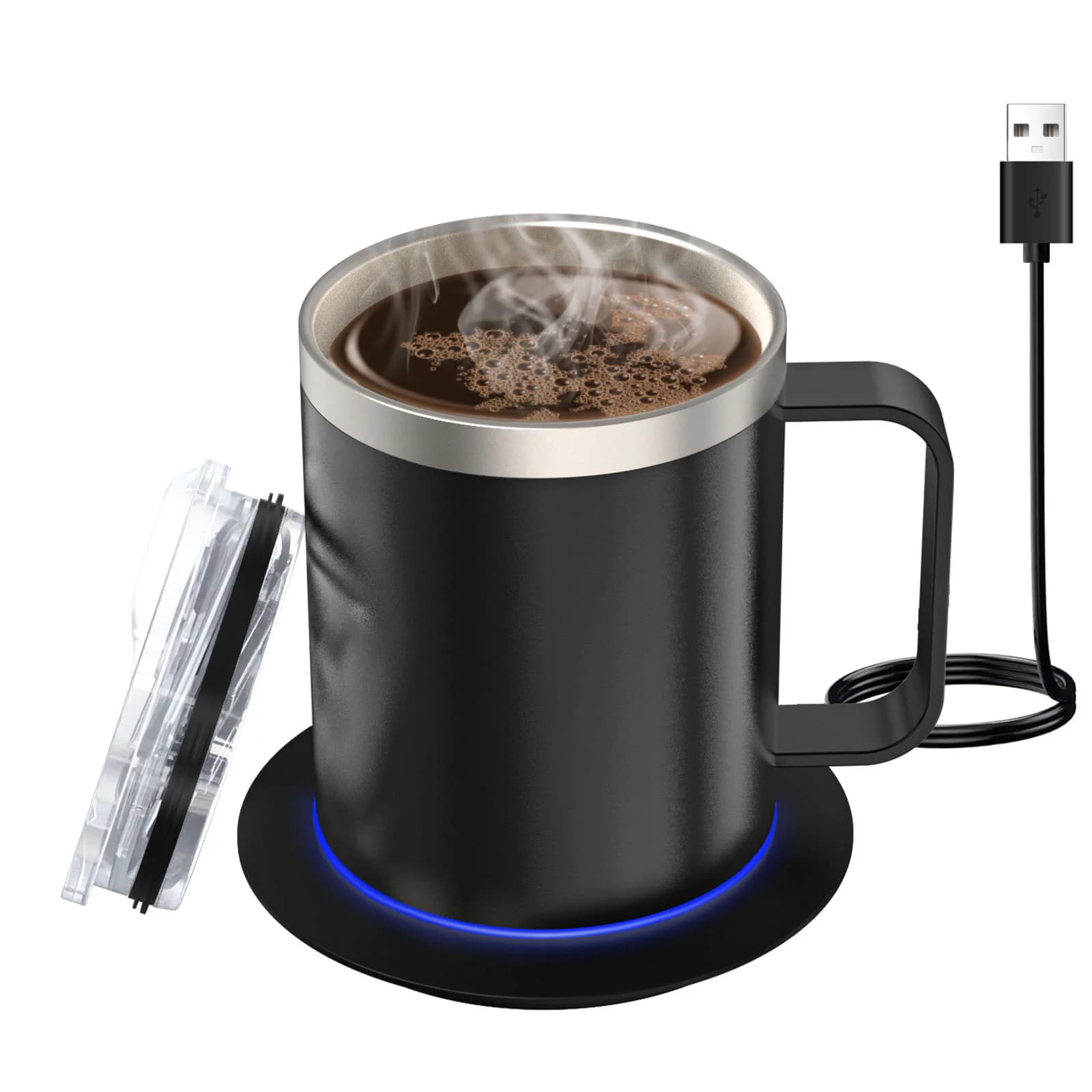 Tazza da caffè riscaldata USB da 12oz