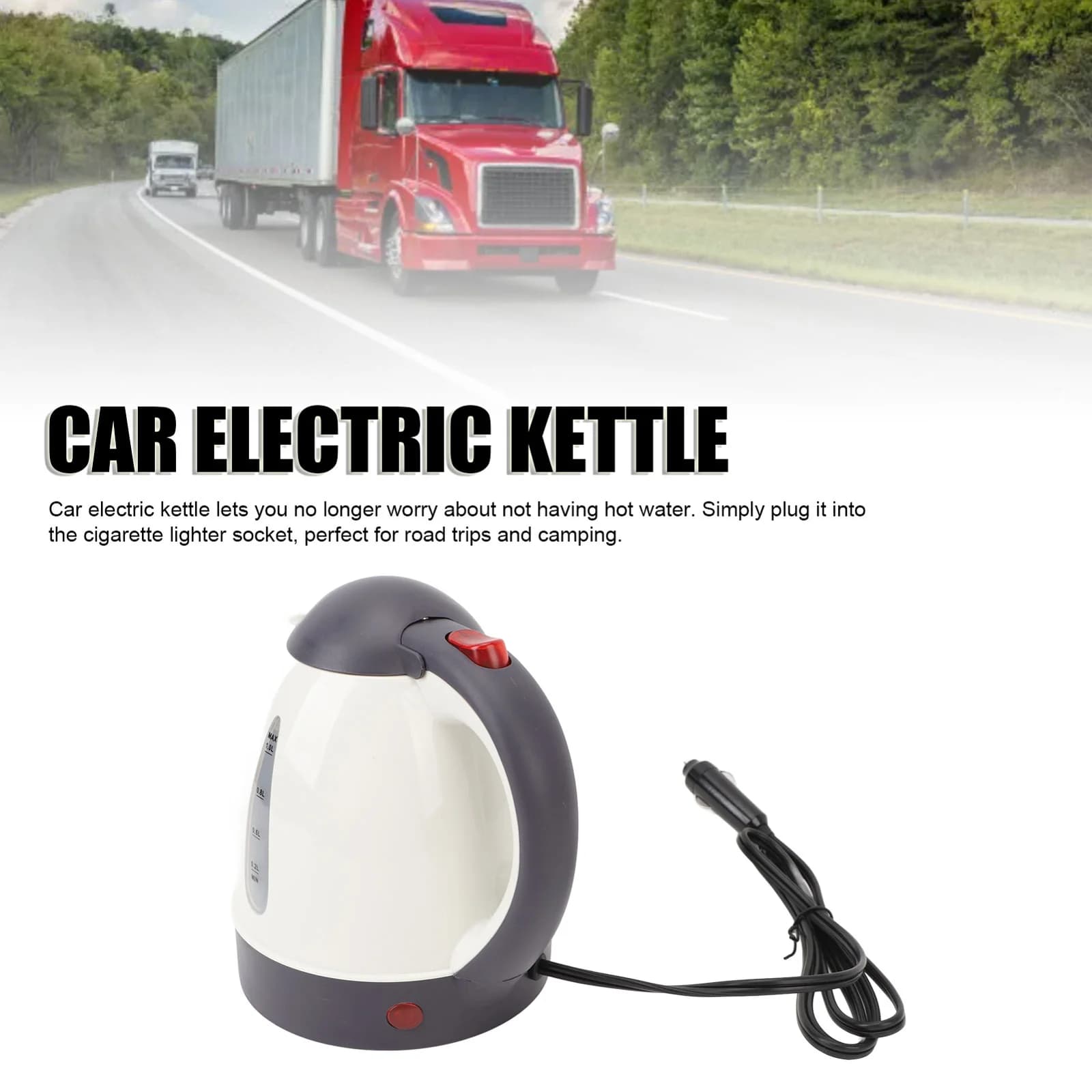 Bollitore elettrico da auto 1L 12V/24V
