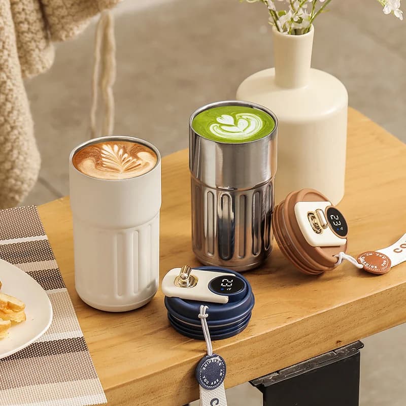 Tazza termica con display temperatura 450ml