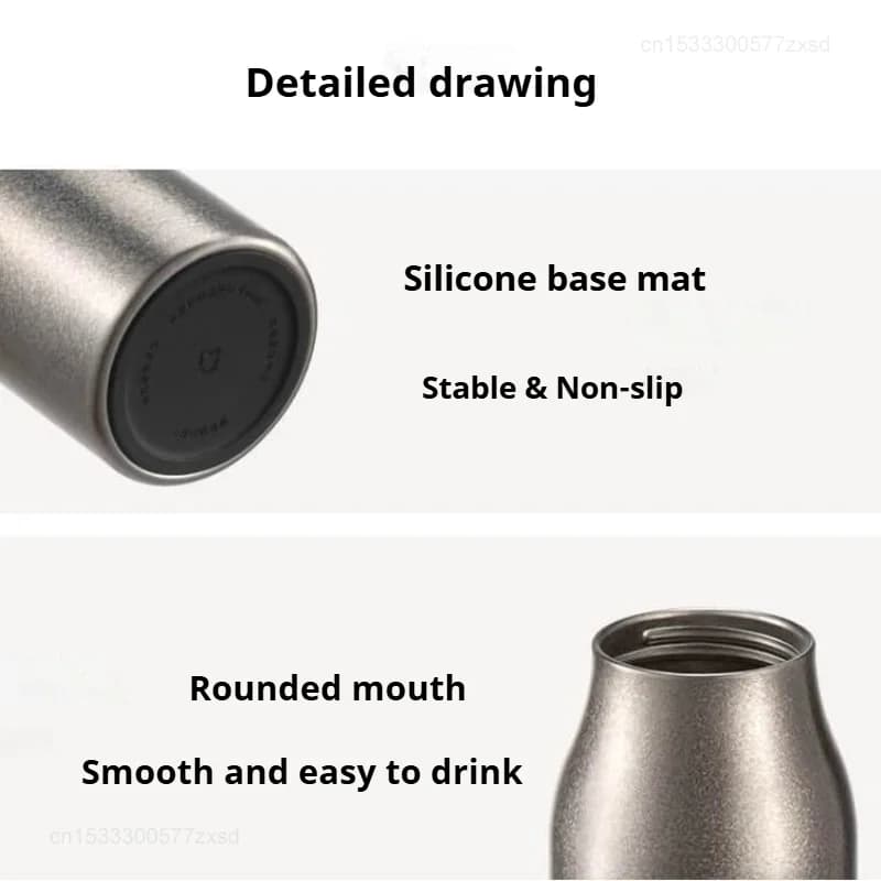 Tazza termica in titanio puro