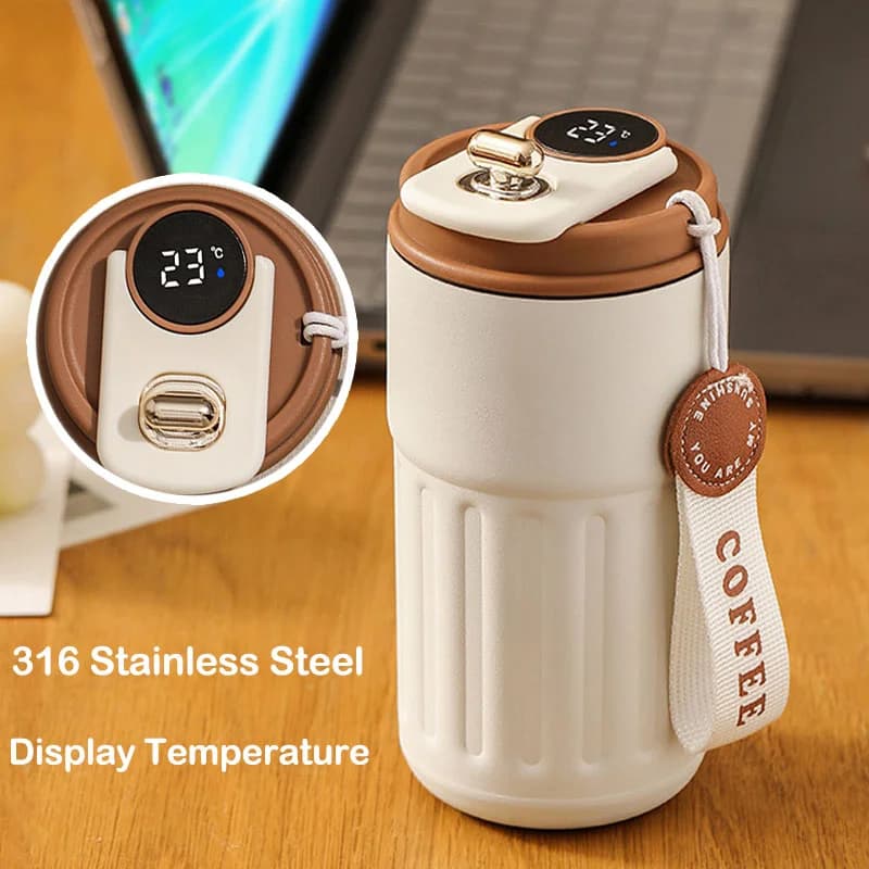 Tazza termica con display temperatura 450ml