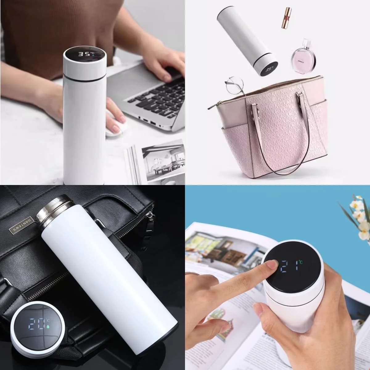 Thermos con display della temperatura da 500 ml