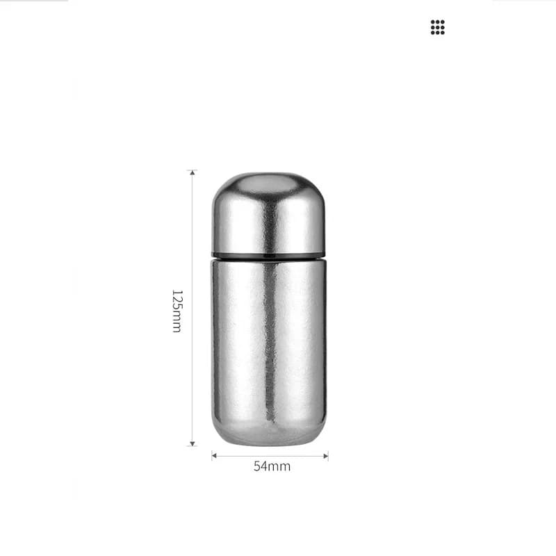 Borraccia tascabile in titanio puro 150ml